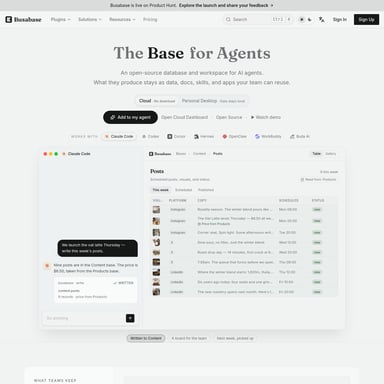 Busabase - Code & IT AI Tool Screenshot