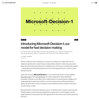 Microsoft-Decision-1 - Code und IT AI Tool Screenshot