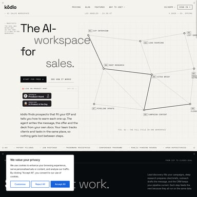 kōdlo - 销售与市场营销 AI Tool Screenshot