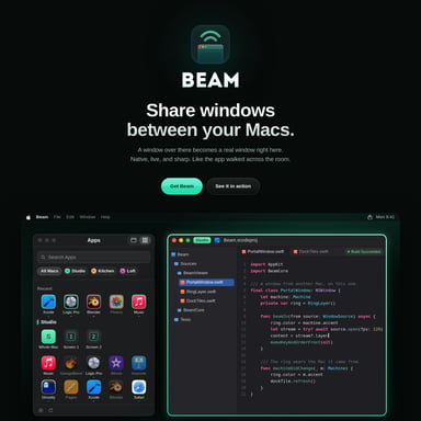 Beam.win - Produktivität AI Tool Screenshot