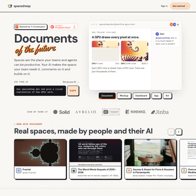 Spacesheep - Продуктивность AI Tool Screenshot