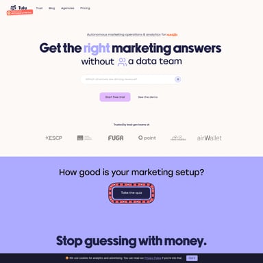 Tulu - Sales & Marketing AI Tool Screenshot