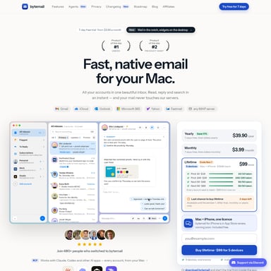 bytemail - Productivity AI Tool Screenshot