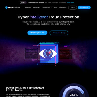 Fraud Blocker - Sales & Marketing AI Tool Screenshot