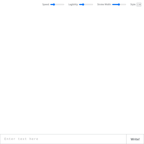 Calligrapher product interface preview