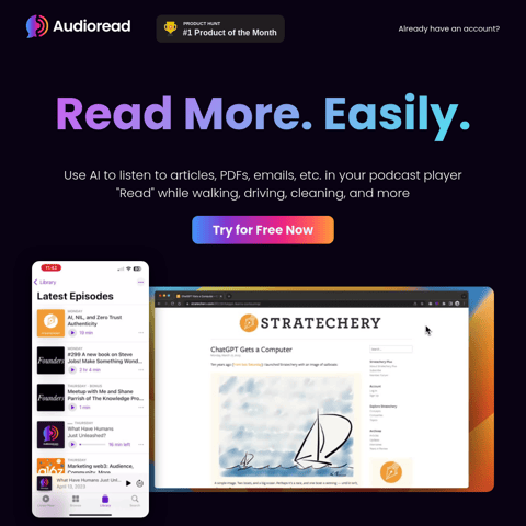 Audioread.com product interface preview