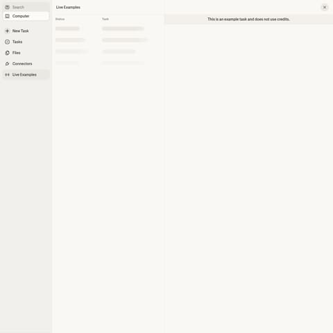 Perplexity Computer product interface preview