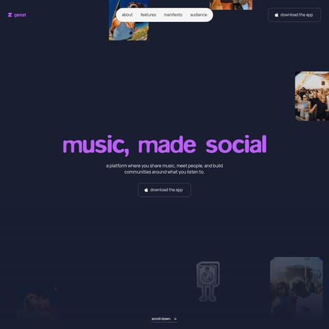 Genzi product interface preview