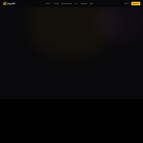 Keyapi.ai product interface preview