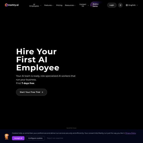 Markty AI product interface preview