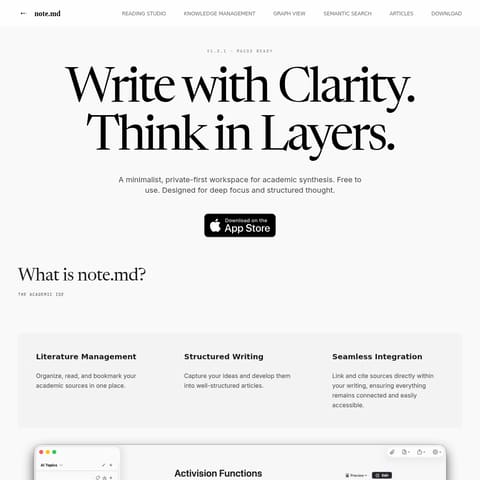 note.md product interface preview