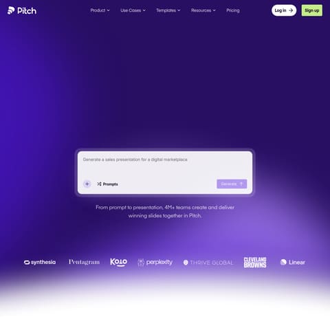 Pitch Agent product interface preview