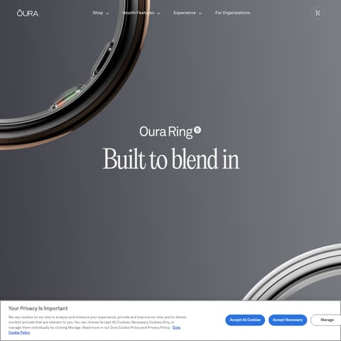 Oura Ring 5 product interface preview