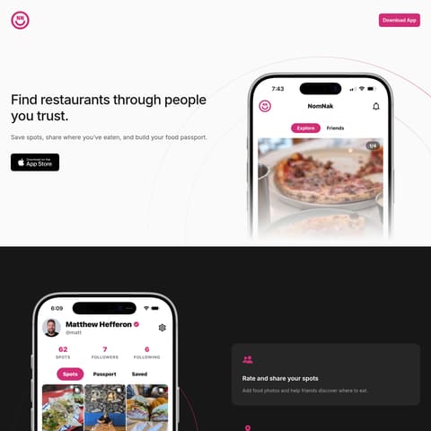NomNak product interface preview