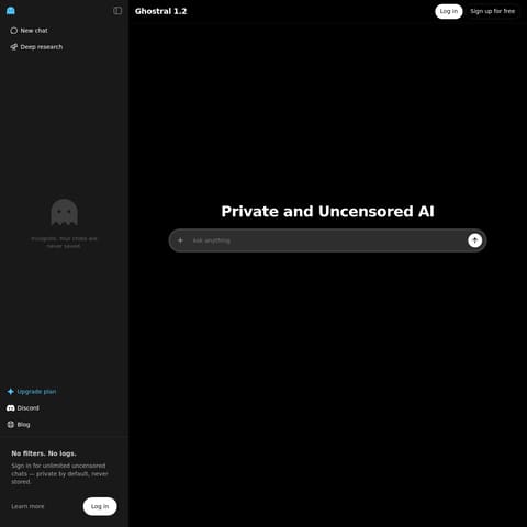 Ghostral product interface preview