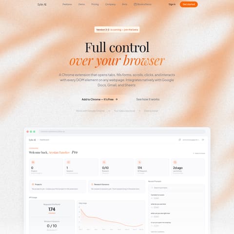 Lyto product interface preview