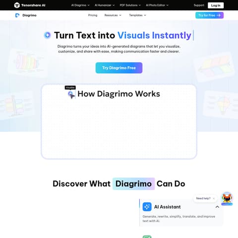 Diagrimo product interface preview