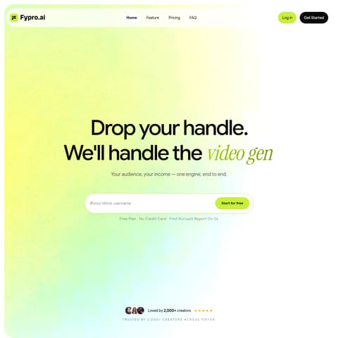 Fypro product interface preview