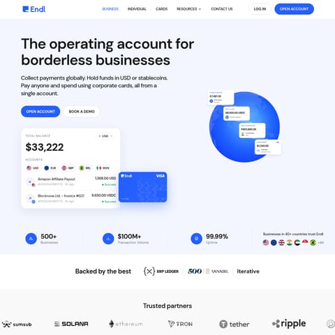 Endl product interface preview