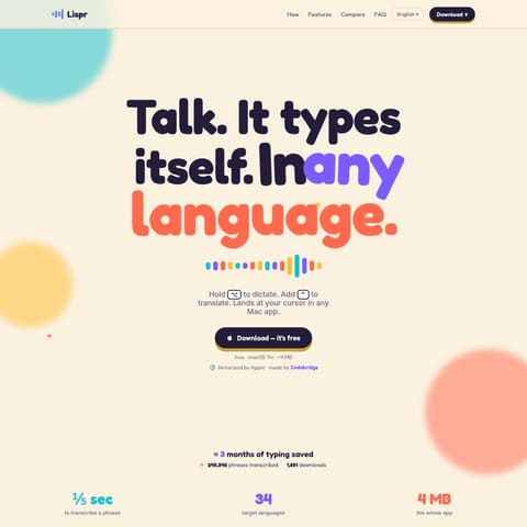Lispr product interface preview