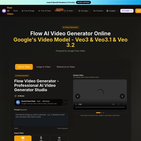 Flow AI product interface preview