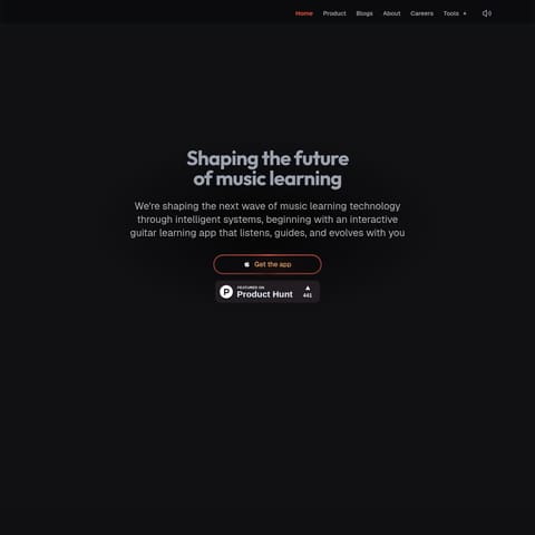 SoundGate Guitar product interface preview