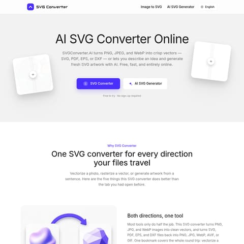 SVG Converter product interface preview