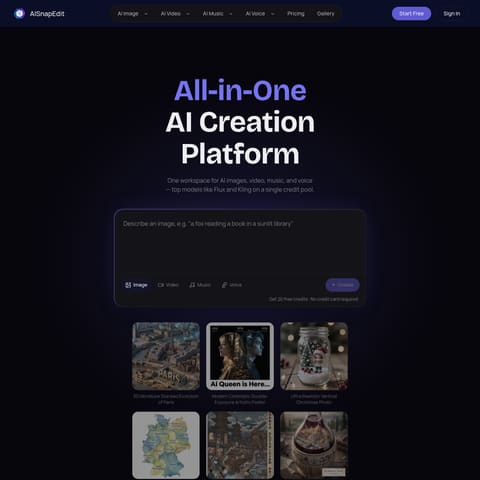 AISnapEdit product interface preview