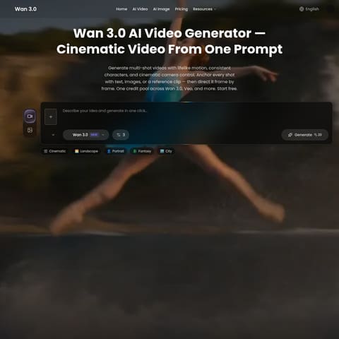 wan 3.0 product interface preview