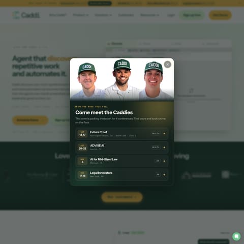 Caddi product interface preview