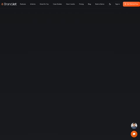 BrandJet product interface preview