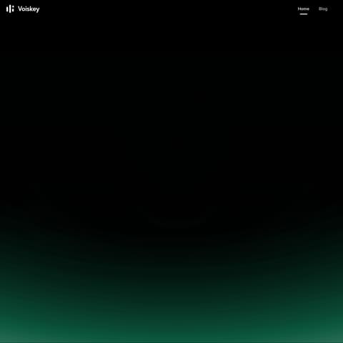 Voiskey product interface preview