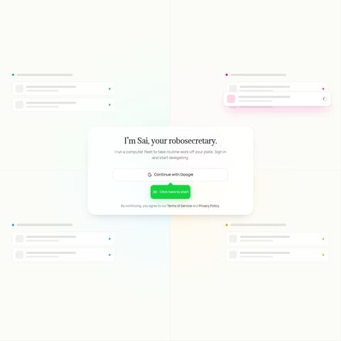 Sai product interface preview