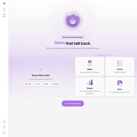 WZRD product interface preview