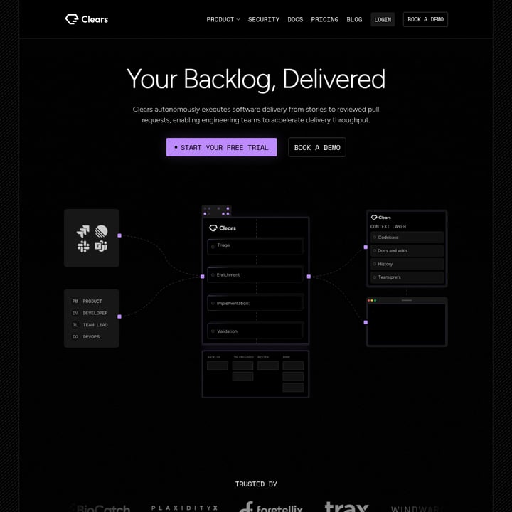 Clears Code & IT AI tool screenshot