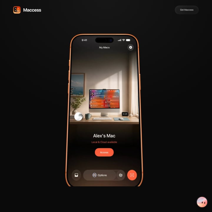 Maccess 生産性 AI tool screenshot