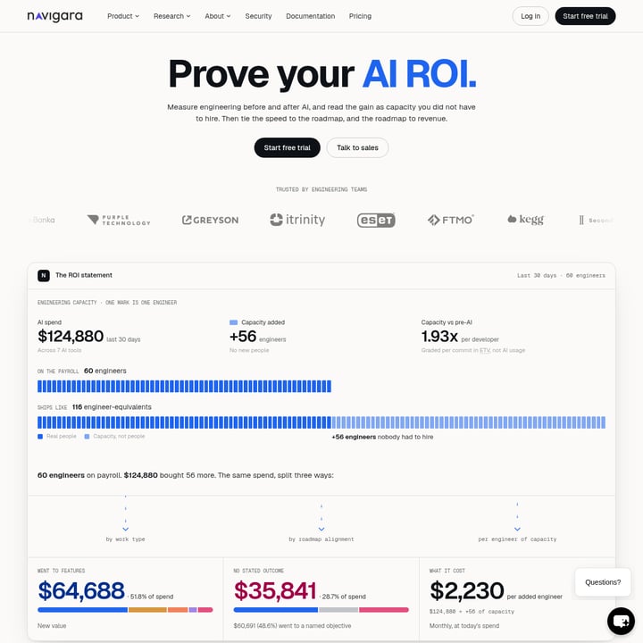 Navigara Code & IT AI tool screenshot
