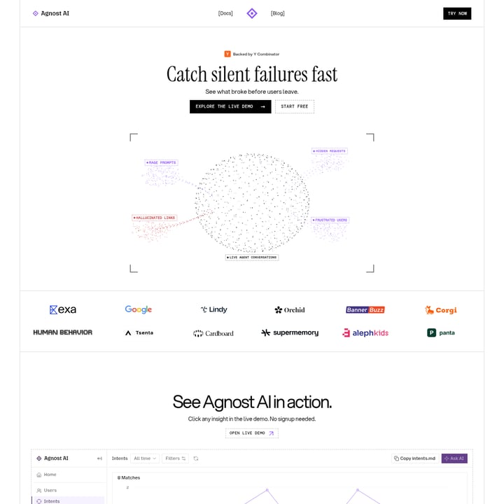 Agnost AI Code & IT AI tool screenshot
