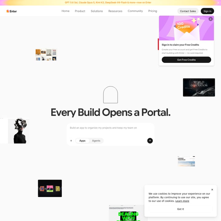 Enter Pro Code & IT AI tool screenshot