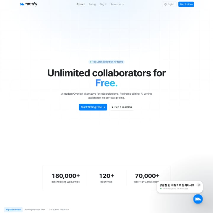 Murfy AI Research Assistant AI tool screenshot