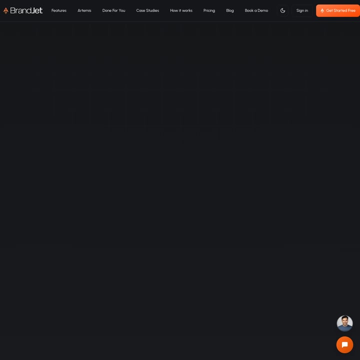 BrandJet Sales & Marketing AI tool screenshot