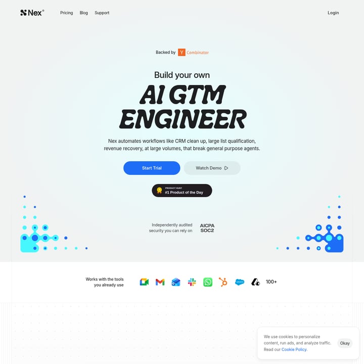 Nex Sales & Marketing AI tool screenshot