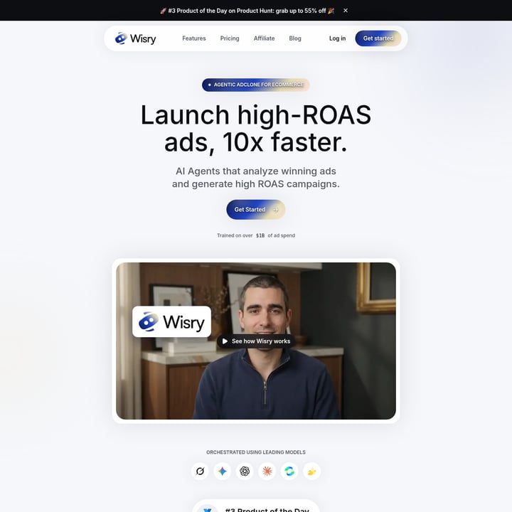 Wisry  Sales & Marketing AI tool screenshot