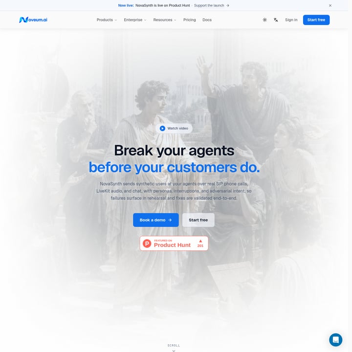 NovaSynth by Noveum Code & IT AI tool screenshot