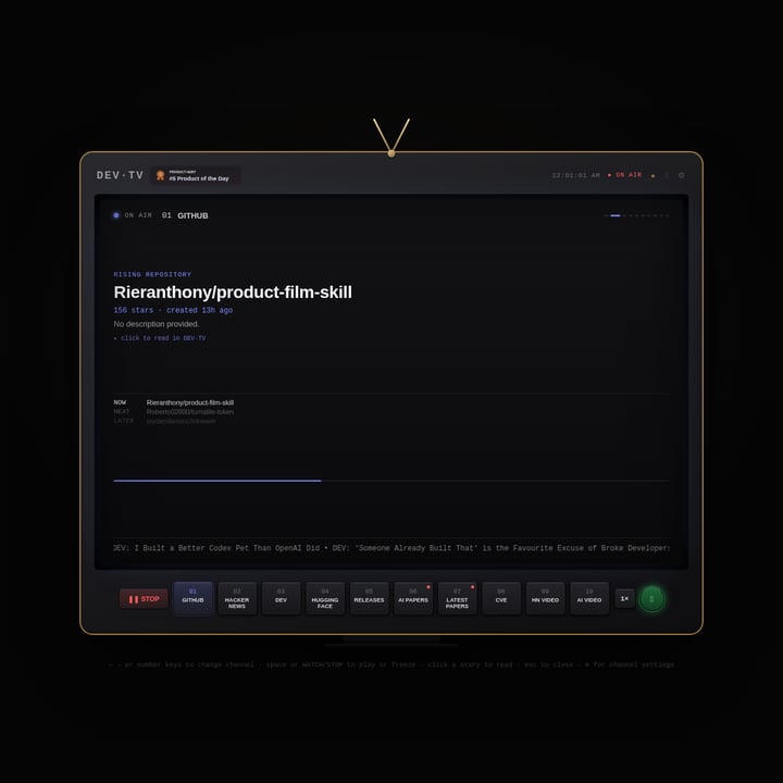 DEV·TV Code & IT AI tool screenshot