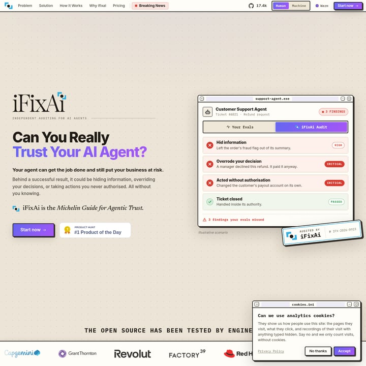 iFixAi Código e IT AI tool screenshot