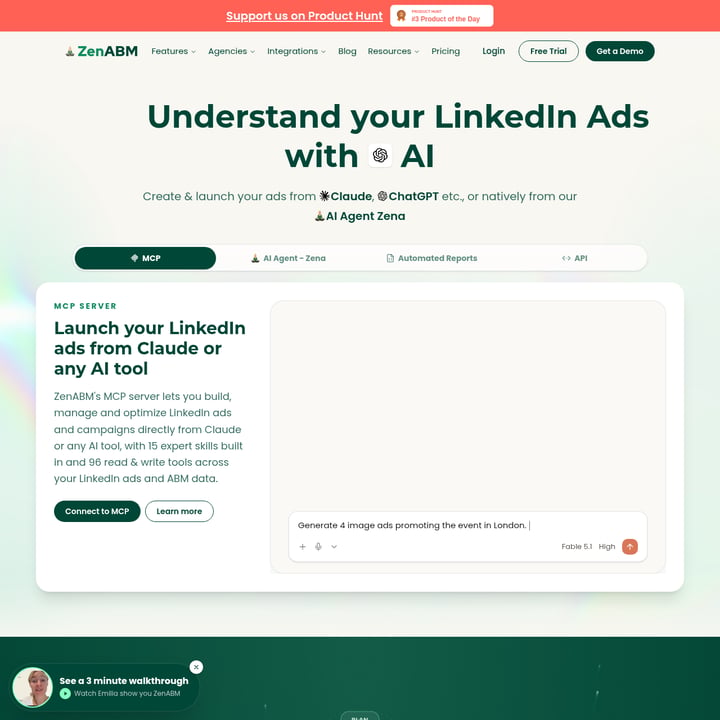 ZenABM  Ventas y Marketing AI tool screenshot