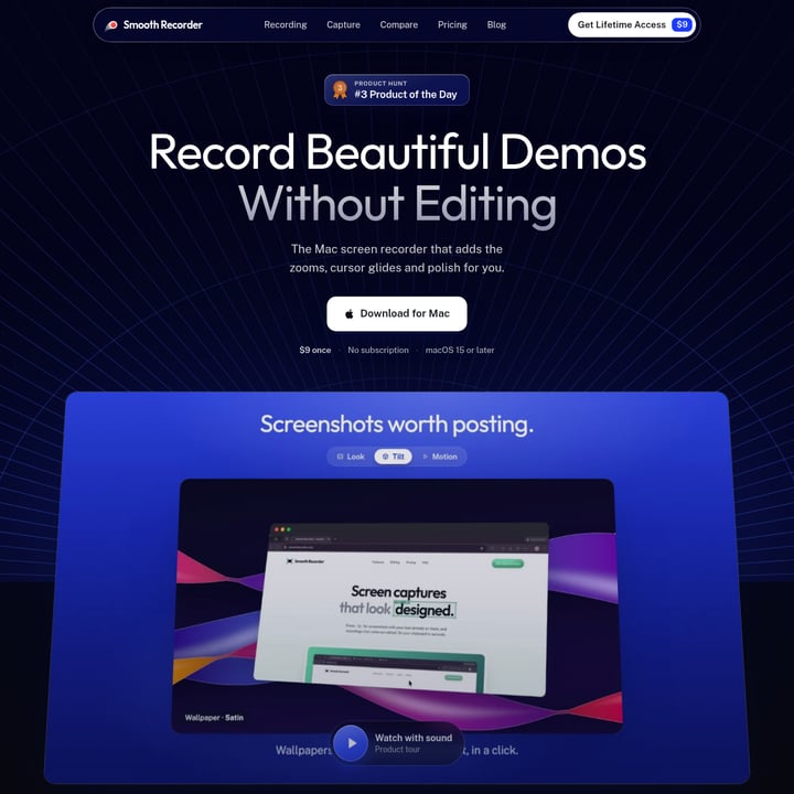 Smooth Recorder Video AI tool screenshot