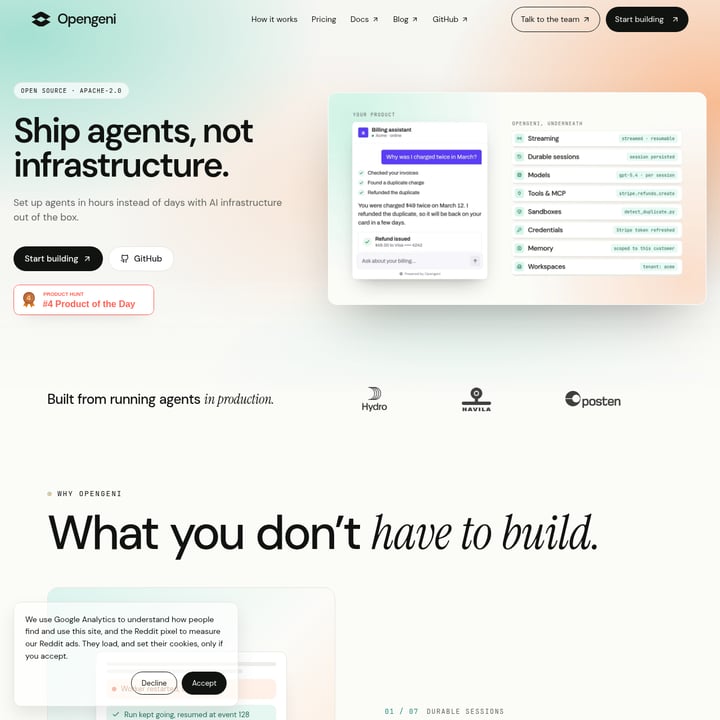 Opengeni Code & IT AI tool screenshot
