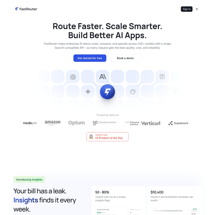 FastRouter.ai Code & IT AI tool screenshot
